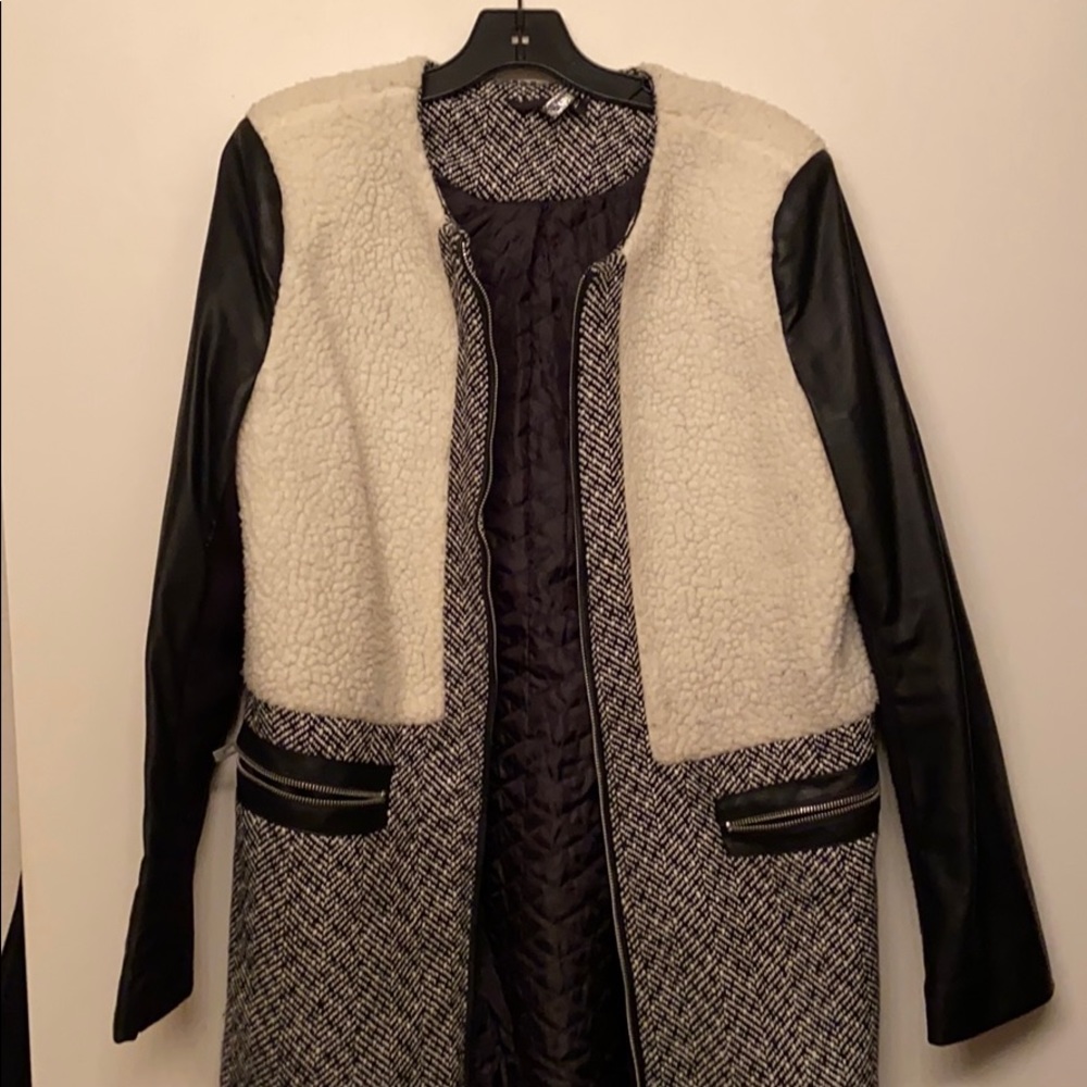 Mixed media jacket